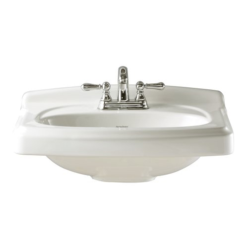 American Standard 0555.104.020 Portsmouth Pedestal Basin with 4
